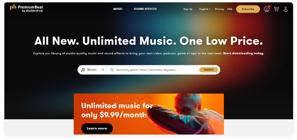 PremiumBeat is one of the best royalty-free music websites