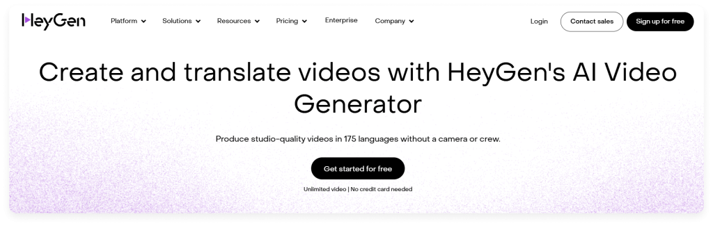 HeyGen is one of the best AI video generators in 2025